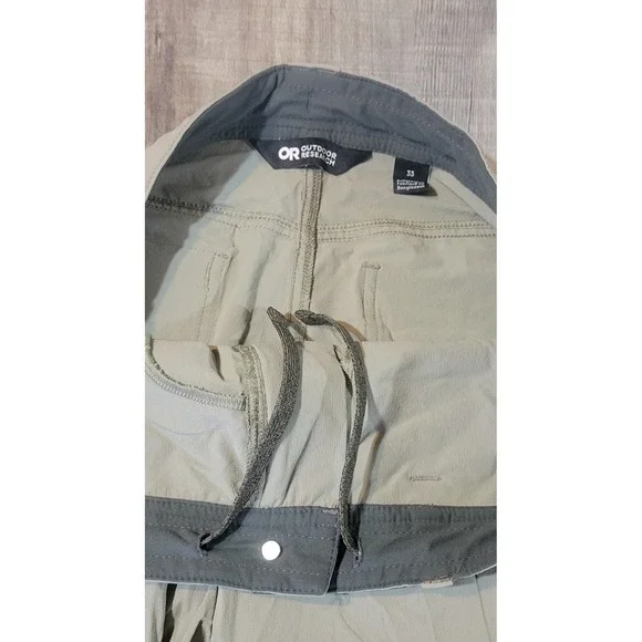 Outdoor Research M Ferrosi Mens 33 10" Inseam Hiking Performance Beige Shorts - Picture 8 of 16